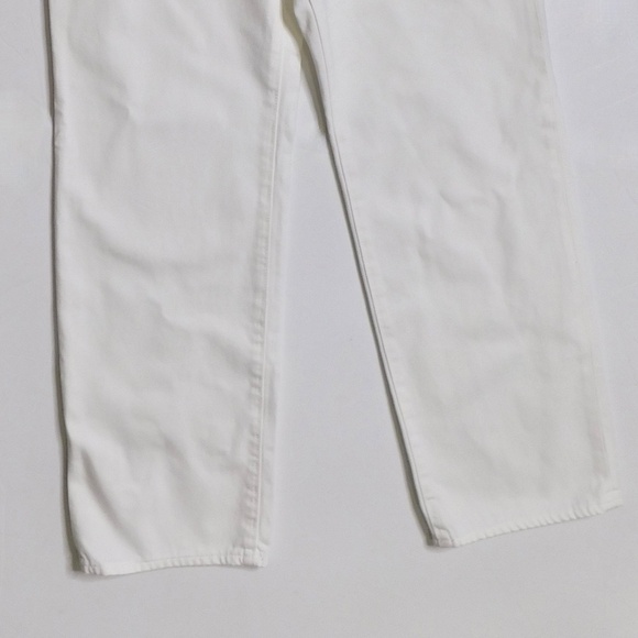 NWT!! J. CREW Petite Slouchy Jeans Solid White Denim Button Fly 29P 29 Petite - Picture 6 of 16